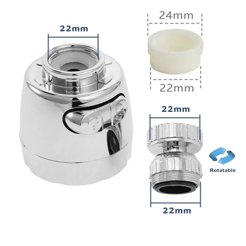 Đầu Vòi Rửa Xoay 360° Tiết Kiệm Nước Đa Năng Nhà Bếp - Daisan Store