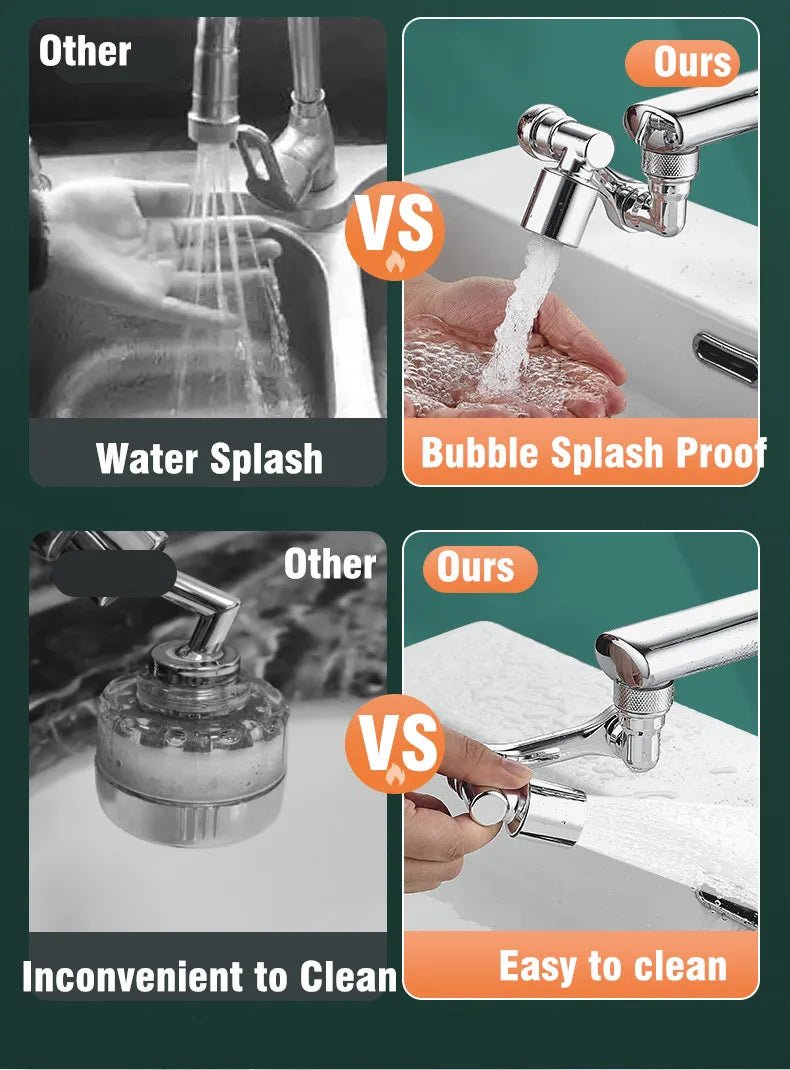 Đầu vòi xoay 1080° đa năng cho bồn rửa chén bát - Daisan Store