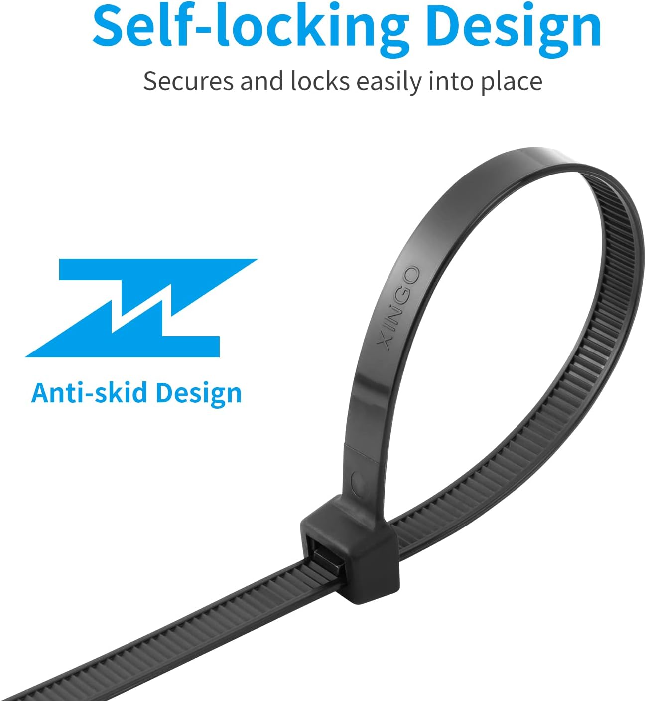 Dây buộc nhựa XINGO 16 inch màu đen chống tia UV - Daisan Store