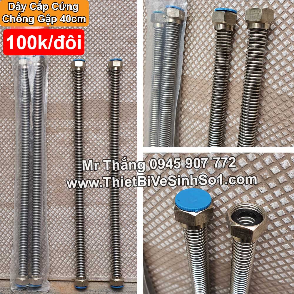 Dây Cấp Cứng Chống Gập Bình Nóng Lạnh