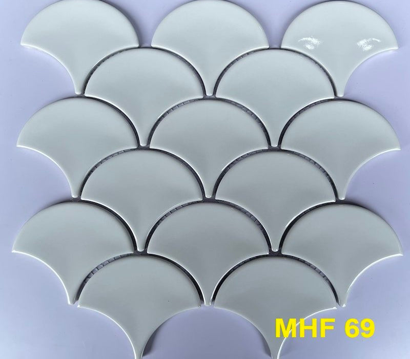 Gạch Mosaic Vảy Cá Bóng MHF 69