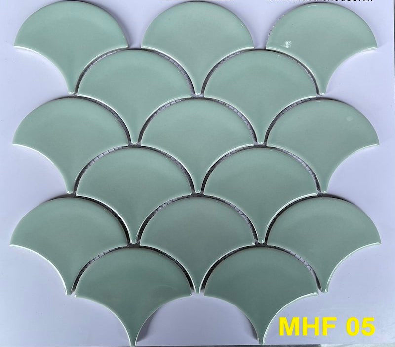 Gạch Mosaic Vảy Cá Bóng MHF 05