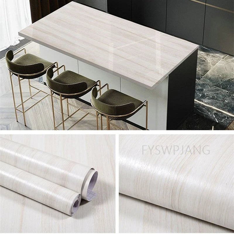 Decal Dán Tường Vân Gỗ Chống Thấm Cho Nội Thất Nhà Ở - Daisan Store