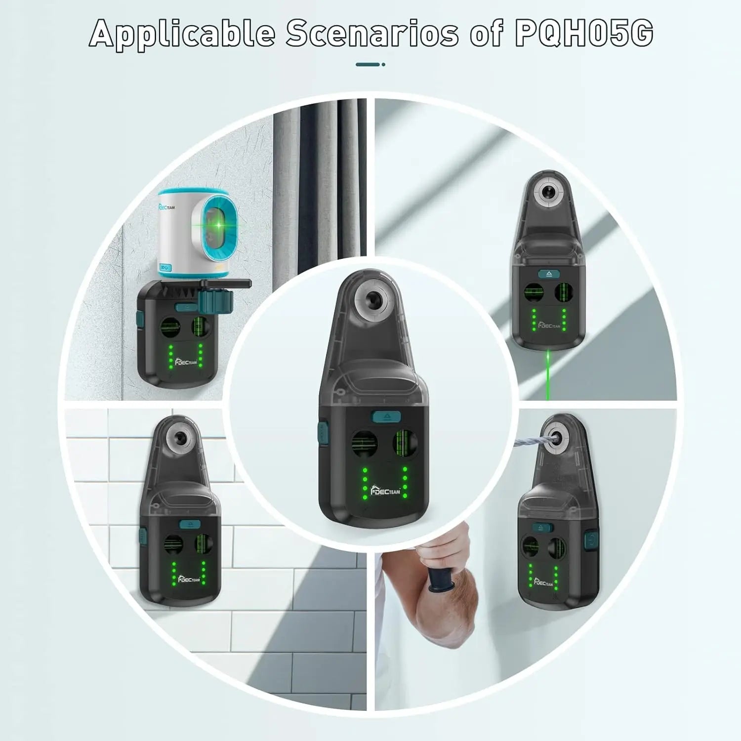 Decteam Hút Bụi Máy Laser Level Với Dọc Và Giá Treo Tường - Daisan Store