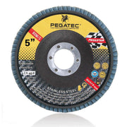 Đĩa mài mòn Zirconia PEGATEC 5&quot; 125x22mm để loại bỏ rỉ sét - Daisan Store