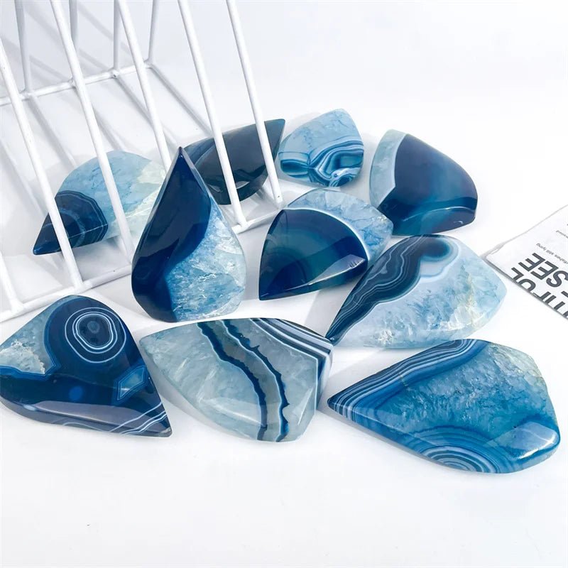 Đồ Trang Trí Pha Lê Chữa Lành Sardonyx Xanh Onyx Agate - Daisan Store