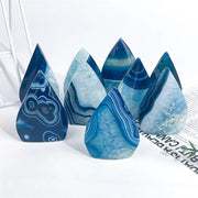 Đồ Trang Trí Pha Lê Chữa Lành Sardonyx Xanh Onyx Agate - Daisan Store