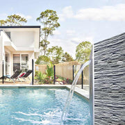 Dự án ốp lát hồ bơi khách sạn Bluwhale bằng đá phiến tự nhiên và đá vôi - Daisan Store