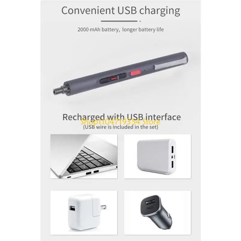 Dụng Cụ Vặn Vít Không Dây CS1902A USB Sạc 3.7V 1.5Nm Đèn - Daisan Store