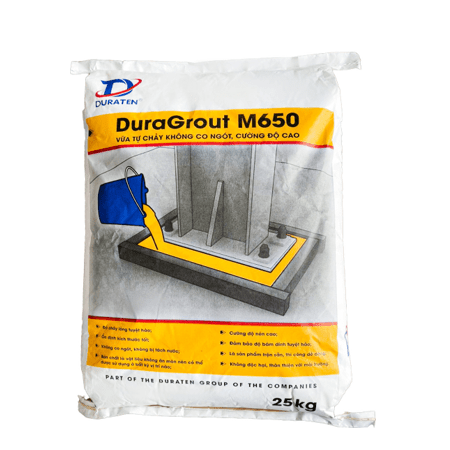 DuraGrout M650 – Vữa tự chảy không co ngót, cường độ cao - Daisan Store