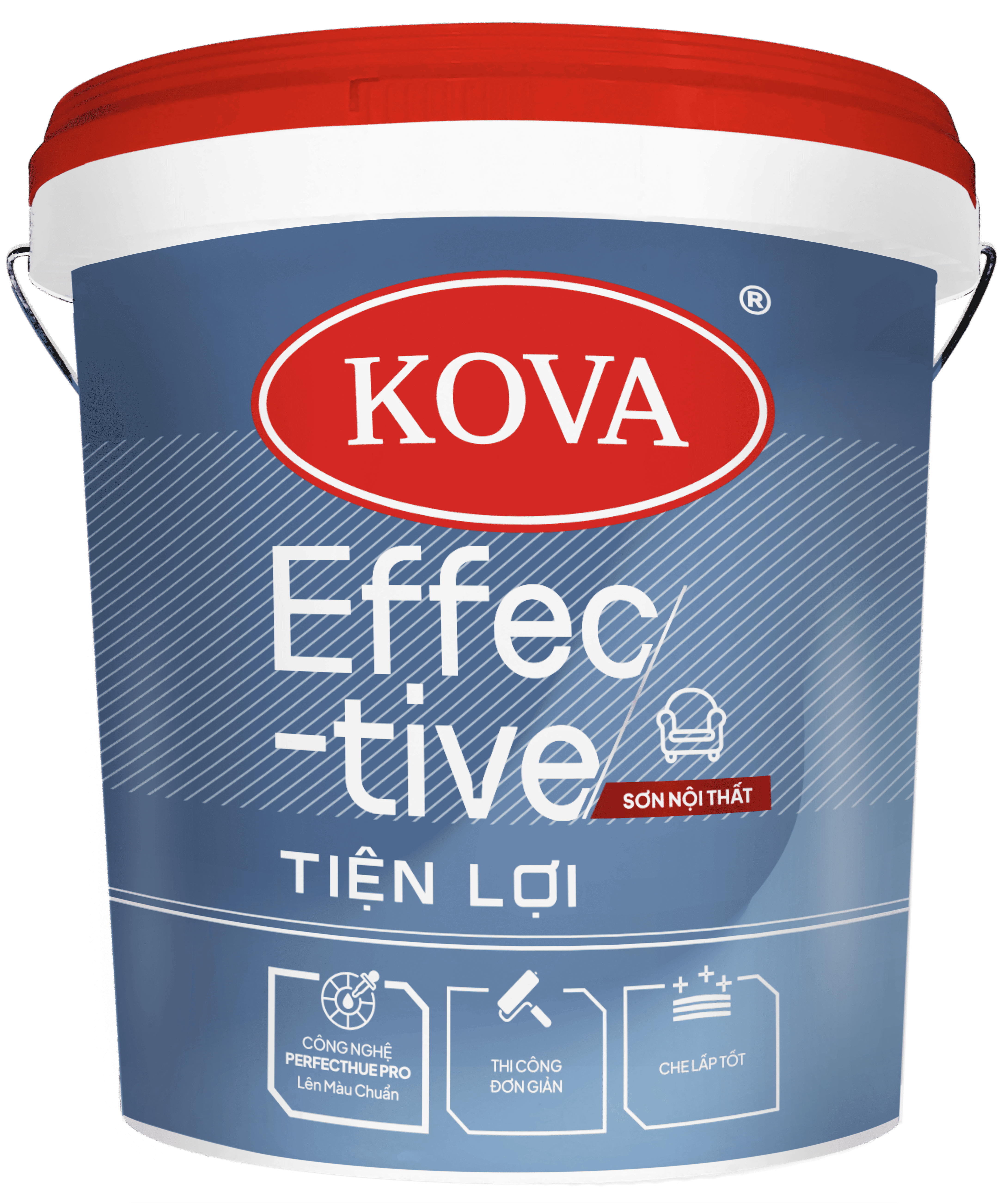 Sơn nội thất KOVA Effective Tiện Lợi 16L