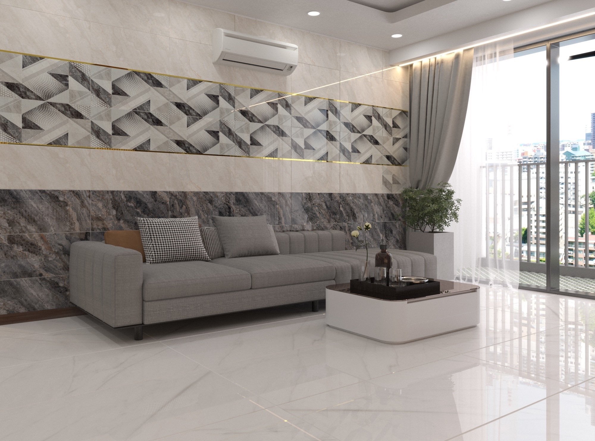 Gạch ốp lát Apodio SB811 SB911D SB911 (Bóng)