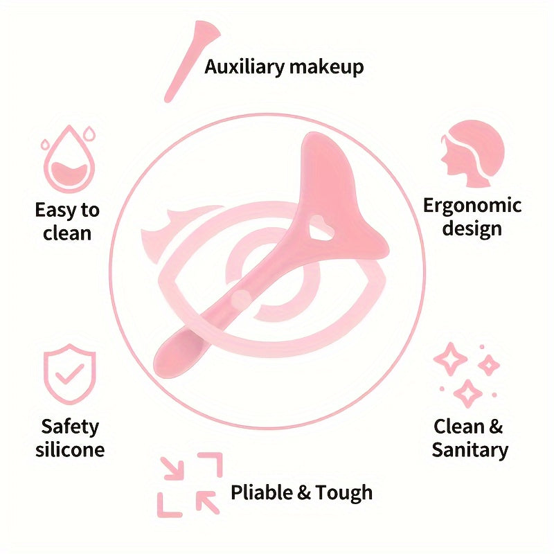 Miếng Che Kẻ Mắt Đa Năng Silicone Dễ Dùng Cho Người Mới