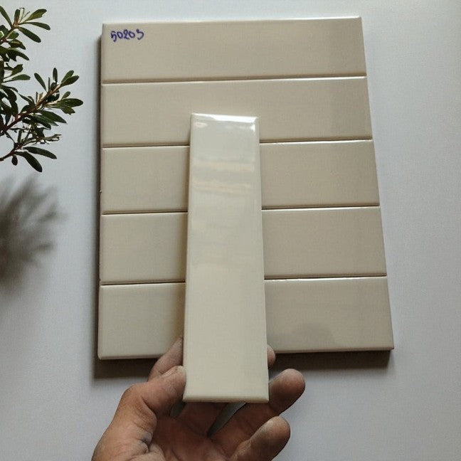 Gạch thẻ cao cấp xám ấm bóng phẳng kt 50x200mm mã PSTA50203