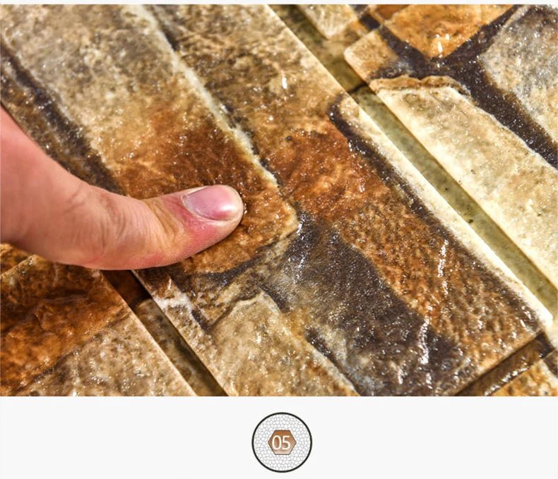 Gạch 3D Dán Tường Chống Nước Trang Trí Phòng 70x100cm - Daisan Store