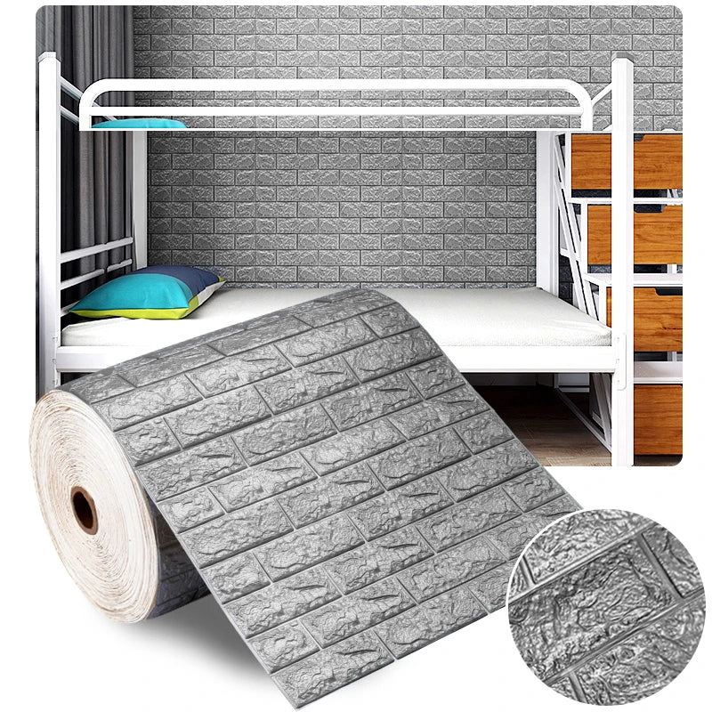 Gạch 3D Dán Tường Chống Nước Trang Trí Phòng 70x100cm - Daisan Store