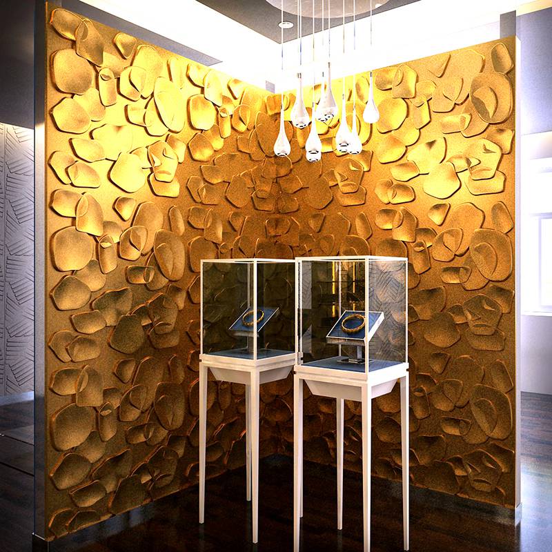 Gạch 3d ốp tường trang trí chống thấm màu trắng - Daisan Store