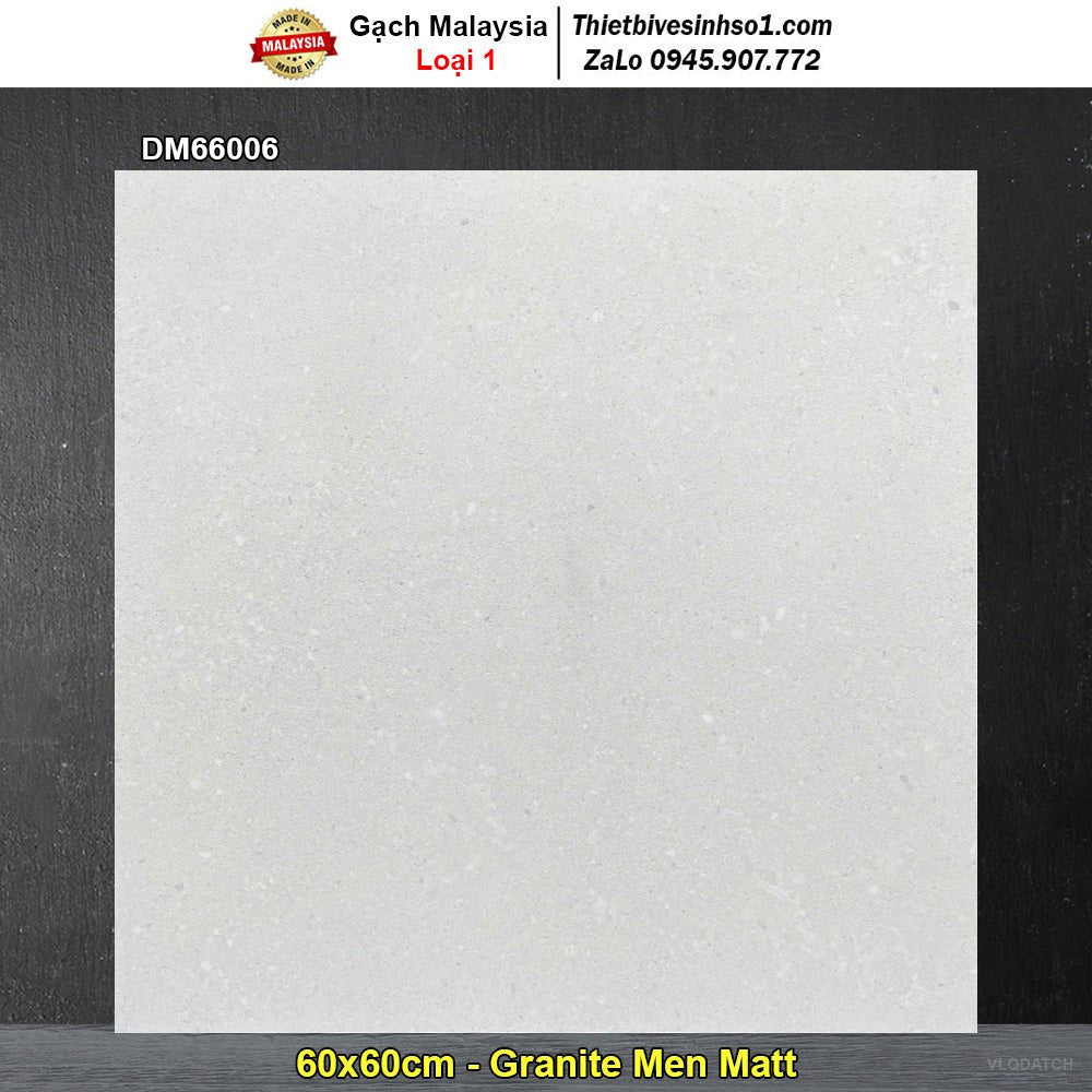Gạch 60x60 Malaysia DM66006 Terrazzo Kem - Daisan Store