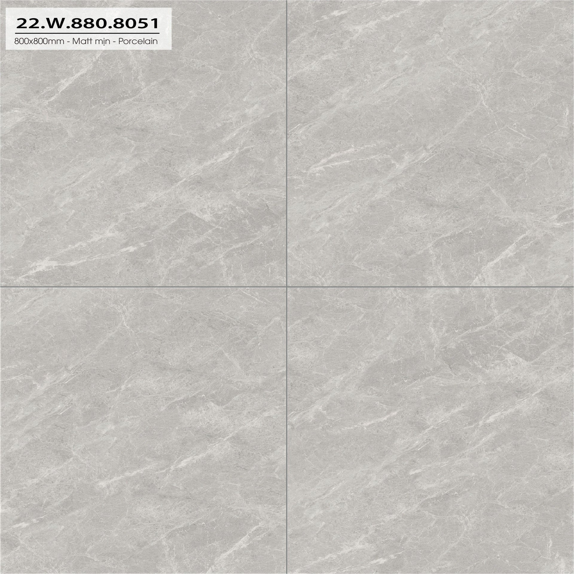 Gạch 800x800mm Matt mịn 22W.880.8051 - Daisan Store