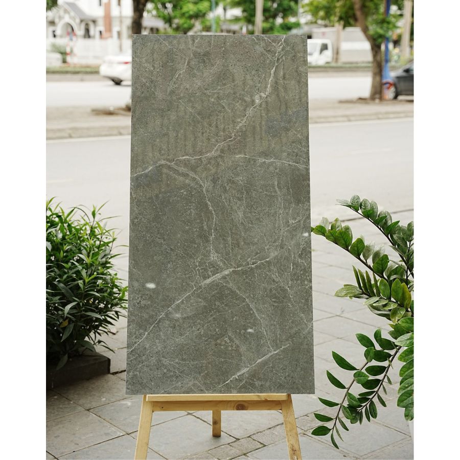 Gạch Ấn Độ KT 600x1200mm Alfredo Grey - Daisan Store