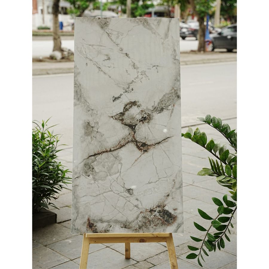 Gạch Ấn Độ KT 600x1200mm Belleza White - Daisan Store