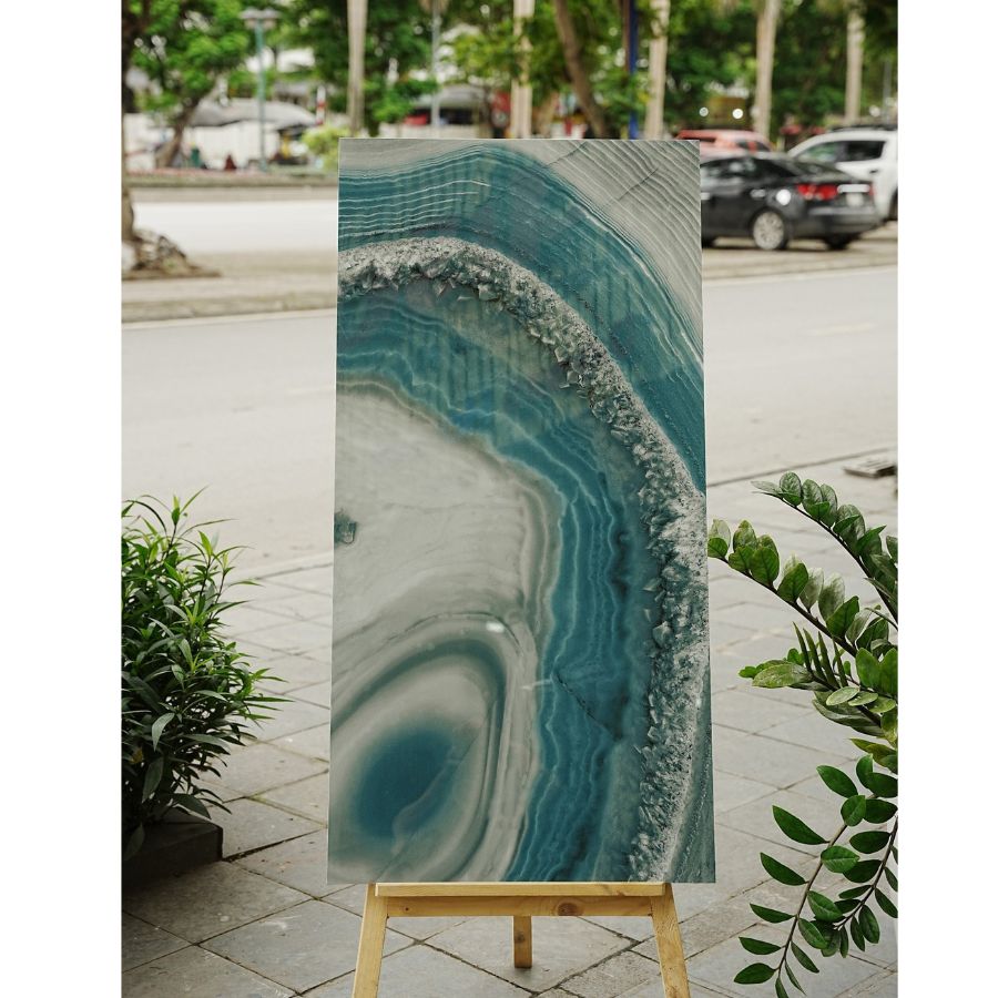 Gạch Ấn Độ KT 600x1200mm Crytsal Green - Daisan Store