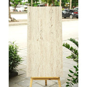 Gạch Ấn Độ KT 600x1200mm Honed travertino silver - Daisan Store