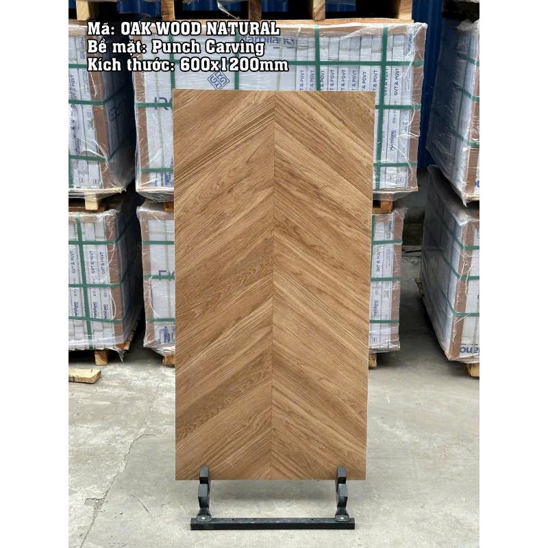 Gạch Ấn Độ KT 600x1200mm Oak Wood Natural - Daisan Store