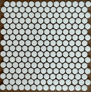 Gạch bi tròn màu trắng bóng KW1001B - Daisan Store