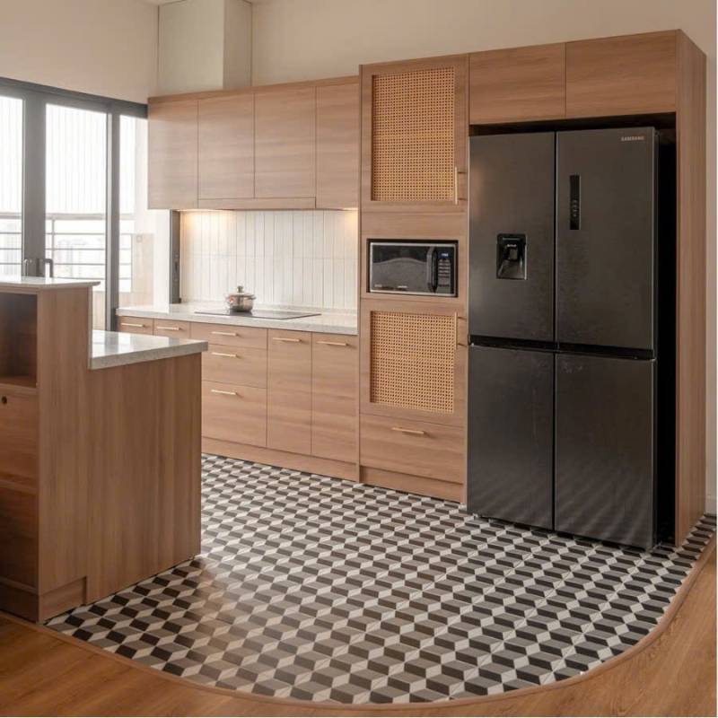 Gạch bông 200x200mm mã F2091 (BD vàng) - Daisan Store