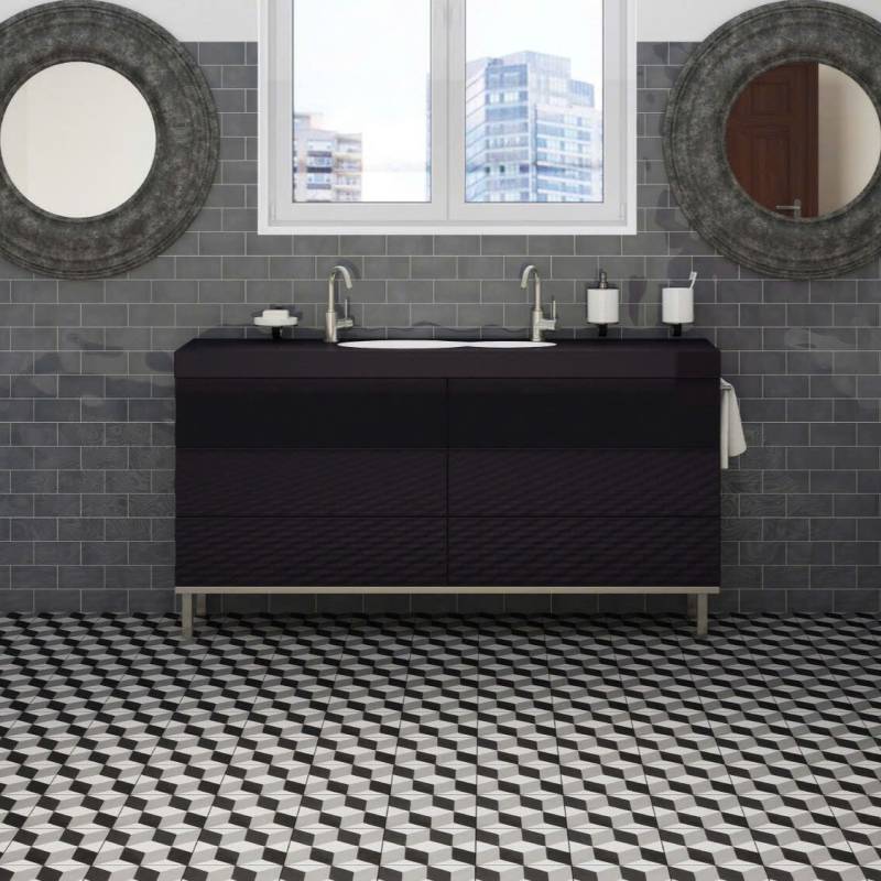 Gạch bông 200x200mm mã F2091 (BD vàng) - Daisan Store