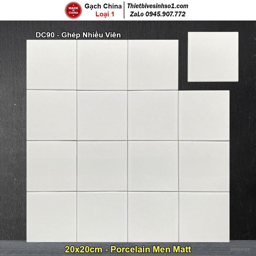 Gạch Bông 20x20 Trung Quốc DC90 - Daisan Store