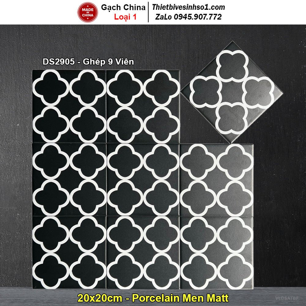Gạch Bông 20x20 Trung Quốc DS2905 - Daisan Store