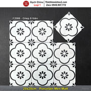 Gạch Bông 20x20 Trung Quốc F2086 - Daisan Store