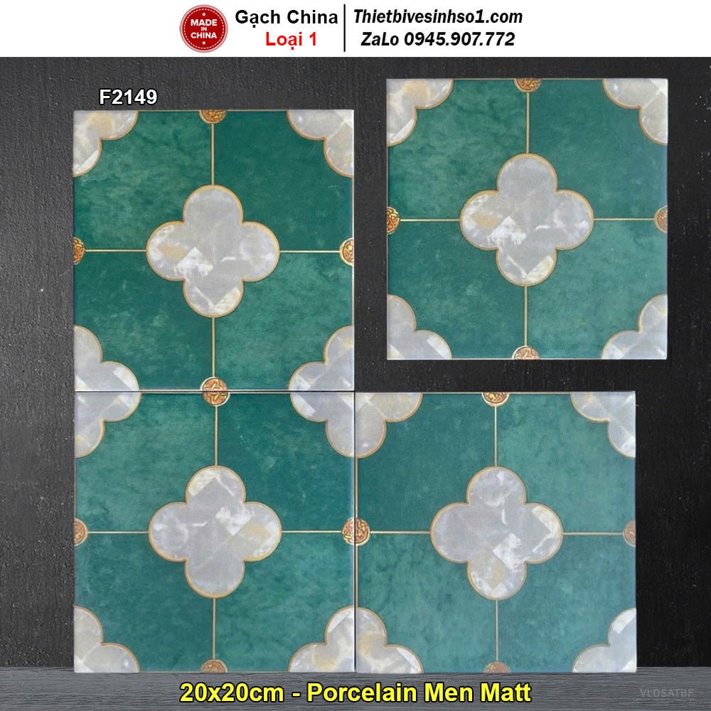 Gạch Bông 20x20 Trung Quốc F2149 - Daisan Store