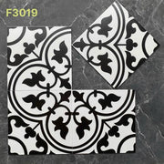 Gạch bông 30x30cm họa tiết đen trắng - Daisan Store