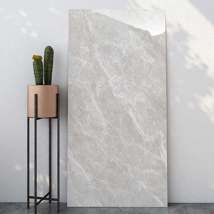 Gạch bóng cỡ lớn phong cách Bắc Âu 750x1500mm, tấm đá cẩm thạch toàn thân, đánh bóng, men sứ, phòng khách - Daisan Store