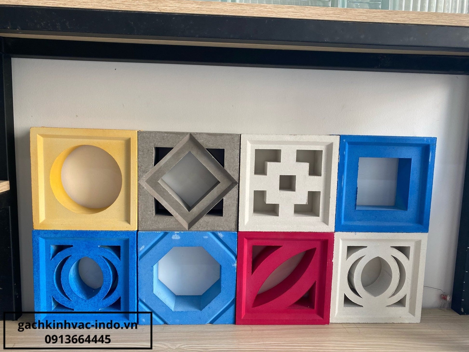 Gạch bông gió màu VAC - Daisan Store