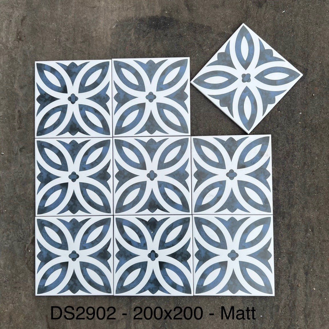 Gạch bông KT 200x200mm (1m/hộp) DS2902 - Daisan Store