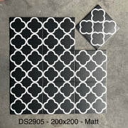 Gạch Bông KT 200x200mm (BD trắng) DS2905 - Daisan Store