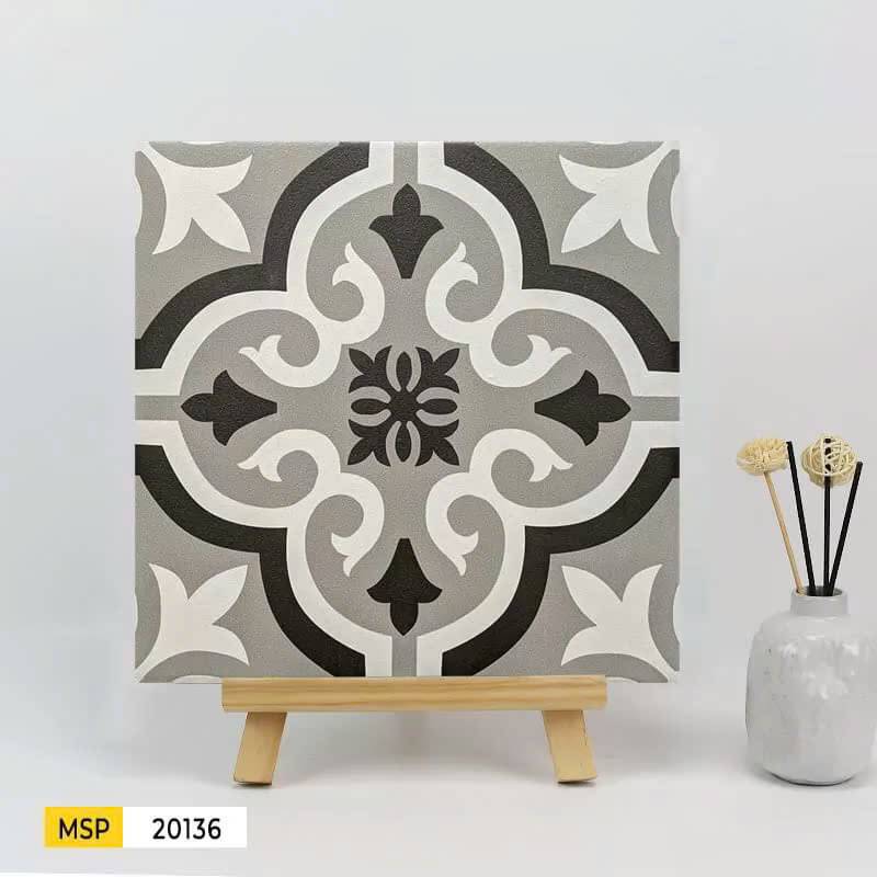 Gạch Bông KT 200x200mm mã 20136( BD trắng) - Daisan Store