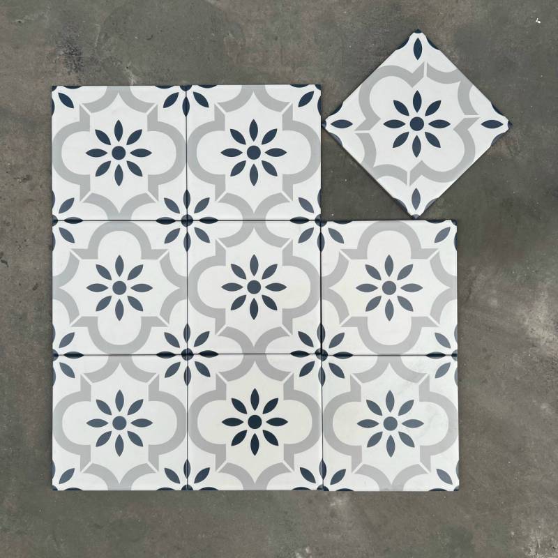 Gạch Bông KT 200x200mm mã 20140 ( BD trắng) - Daisan Store