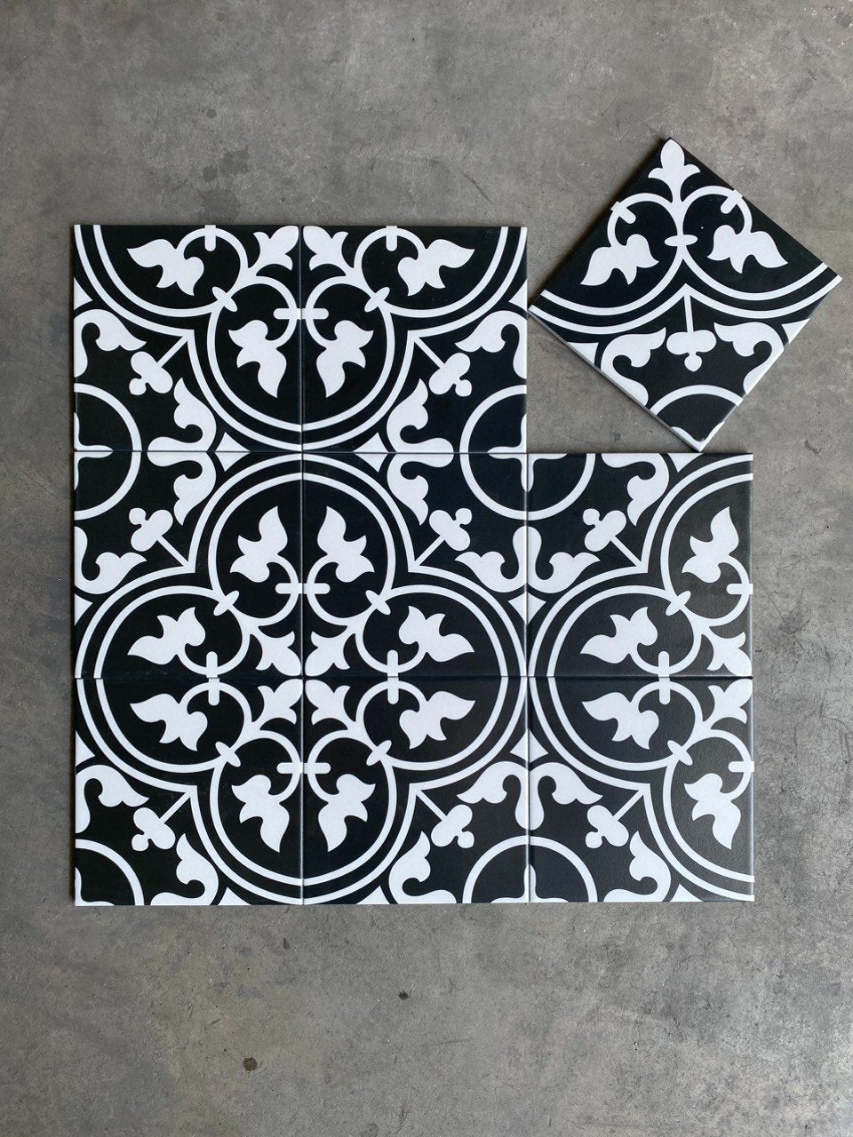 Gạch Bông KT 200x200mm mã DS2907 ( BD trắng) - Daisan Store