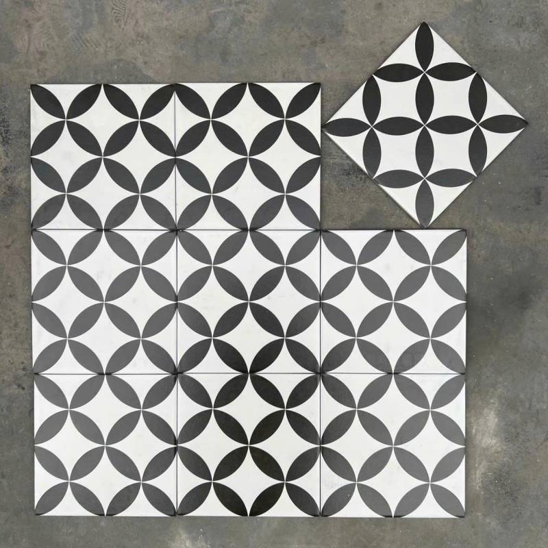 Gạch bông KT 200x200mm mã NT2014 (BD trắng) - Daisan Store