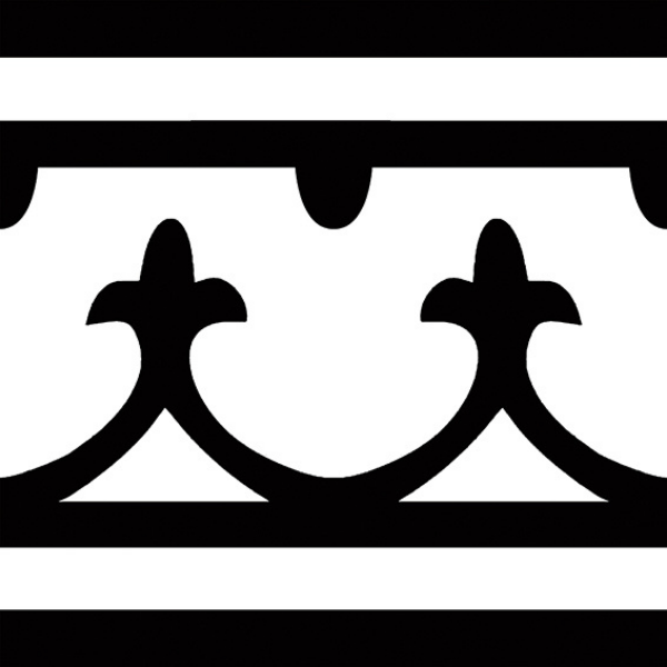 Gạch bông viền góc KT 200x200mm mã P201 - H1 - Daisan Store