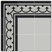 Gạch Bông viền KT 200x200mm P201 - H1 - Daisan Store