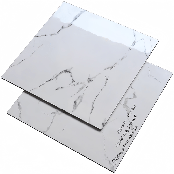 Gạch Cổ Cho Khách Sạn Hiện Đại 600x600 Bụng Cá Trắng - Daisan Store