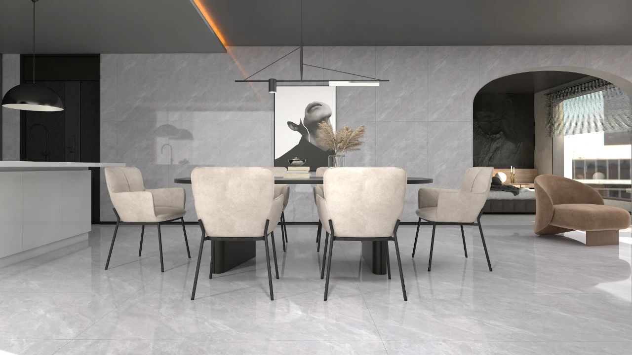 Gạch đá cẩm thạch xám vi mô 750*1500 - Daisan Store