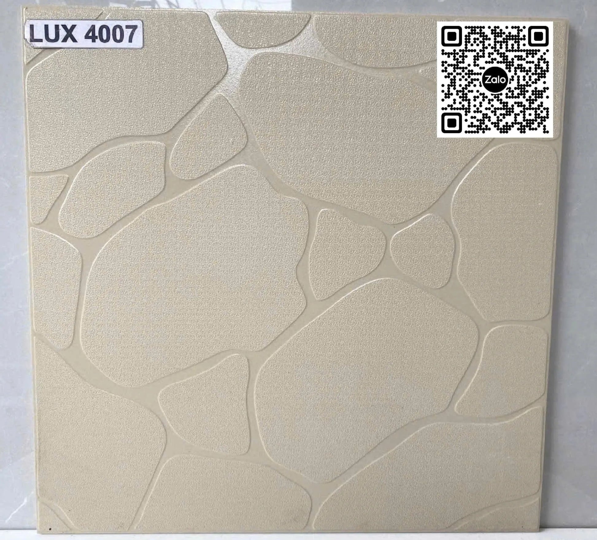 Gạch Đá Mờ 40x40 Ốp Lát Sân Vườn màu kem LUX4007 - Daisan Store