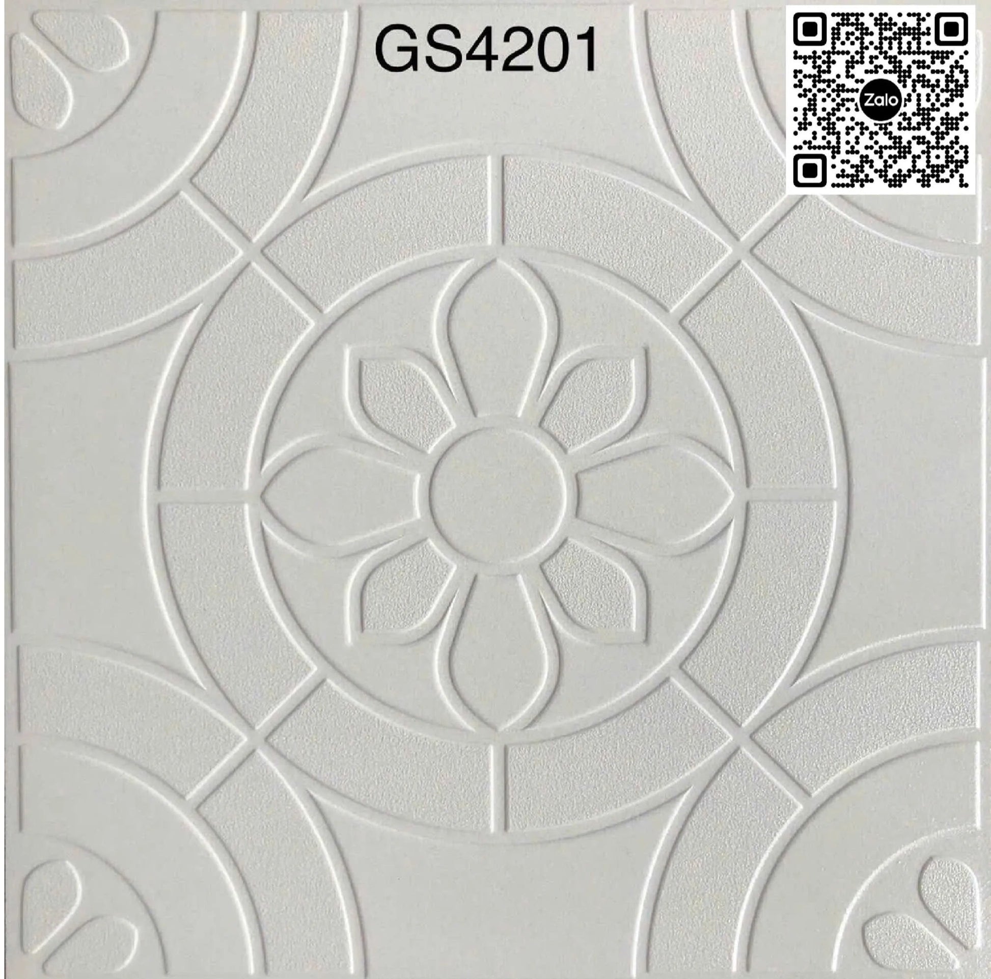 Gạch Đá Mờ 40x40 Ốp Lát Sân Vườn màu trắng GS4201 - Daisan Store